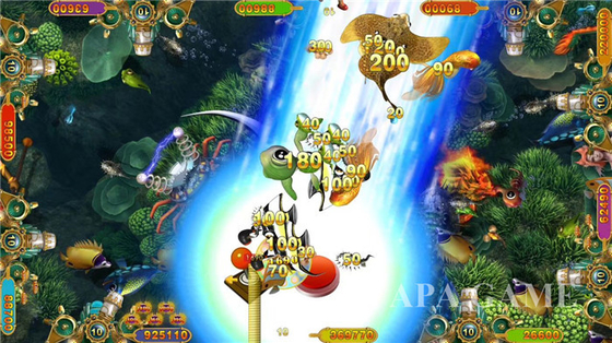 White Snake Legend Fish Hunter Arcade Machine Fish Table  Easy Install