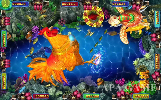 Big Rooster Fishing Arcade Machine Ocean Star Fishing Game Unique Design