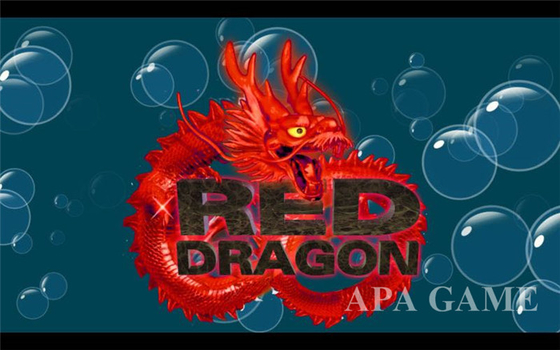Red / Green Dragon Fishing Arcade Machine Fish Shooting  Game