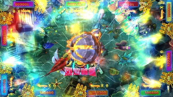 110V / 220V Fishing Slot Machine Games , Attractive Fish  Machine
