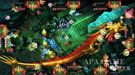 Dragon Legend 2 Fish Hunter Arcade Machine Ocean King 2 Game 2 / 4 / 6 / 8 Players