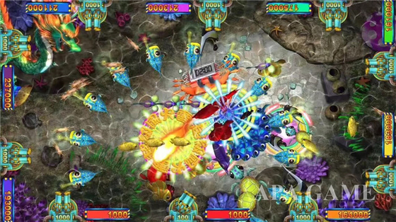 Professional Shooting Fish  Fish Hunter Arcade Machine With Code Box