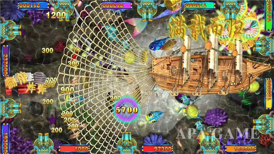 Professional Shooting Fish  Fish Hunter Arcade Machine With Code Box