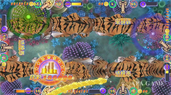 110V / 220V Fish Hunter Arcade Machine Fish Shooting  Elegant Design