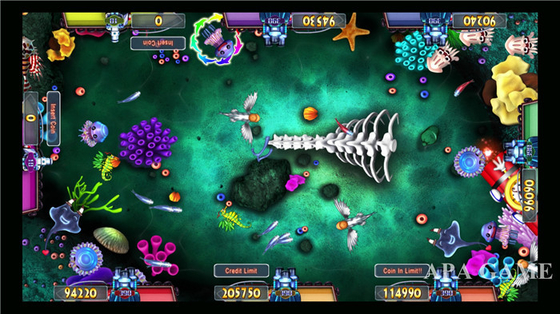 Fish Coin Games Fish Shooting Game Machine With 32" / 47'' / 55 " Display Size