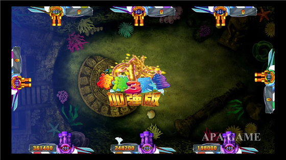 Metal Cabinet Frame Shooting Fish  Game , Fish Hunter Game Machine
