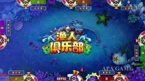 Newest Original Vgame Fishing Game Software Fisherman Club 4 Players Fish Game Table  Machine For Sale