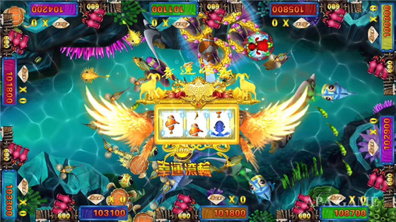 Easy Operate Fish Shooting Game Machine The Monkey King Against The Sky Coin Operated   Cabinet