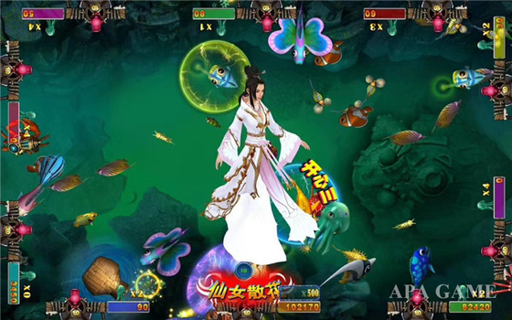 Coin Operated  Fish Table Fishing Arcade Machines For 