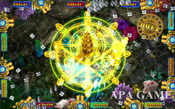 Unique Design Fishing Game Machine , Attractive Shooting Fish  Game