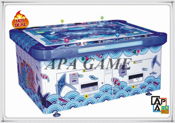 Original Dragon Fish Games Fish Catching Arcade Game With Lock Reflection