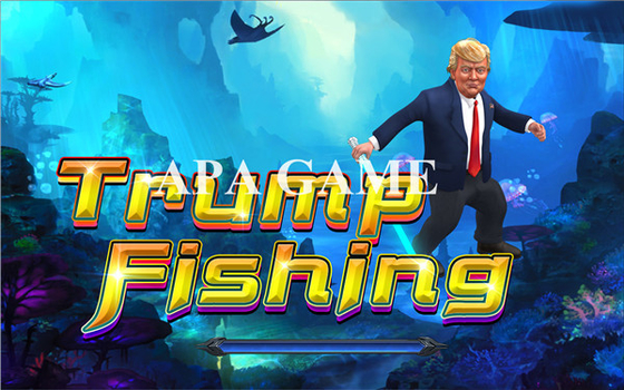 Trump Fishing Arcade Game Board Kit 85" LCD / Fish Shooting Game Machine