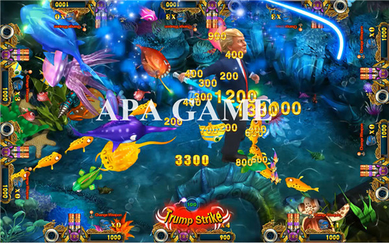 Trump Fishing Arcade Game Board Kit 85" LCD / Fish Shooting Game Machine