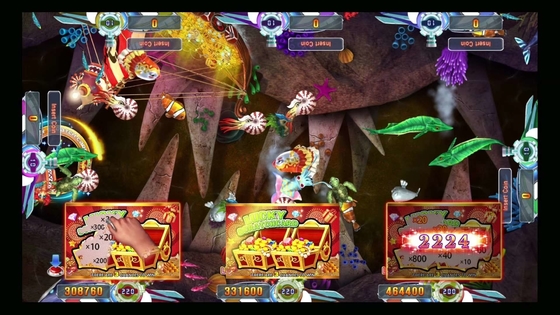 4 Player Fish Table  Machine Seafood Paradise Insect Arcade Fishing Shooting Games