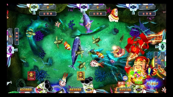 4 Player Fish Table  Machine Seafood Paradise Insect Arcade Fishing Shooting Games