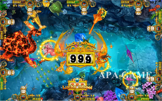 3-10 Players Fishing Arcade Machine Ocean / Monster Strike Multiple Fish Hunter Game Machine