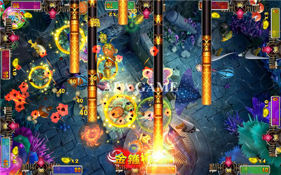 Jackpot Machine  Games Wolf King Fishing Machines Taiwan Arcade Shooting Game