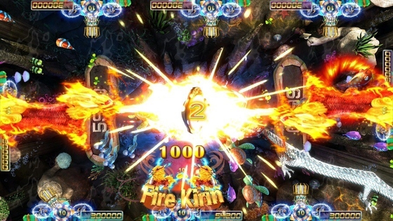 Fire Kirin Fish Game Software Indoor Fish Hunter Games Tables For Sale