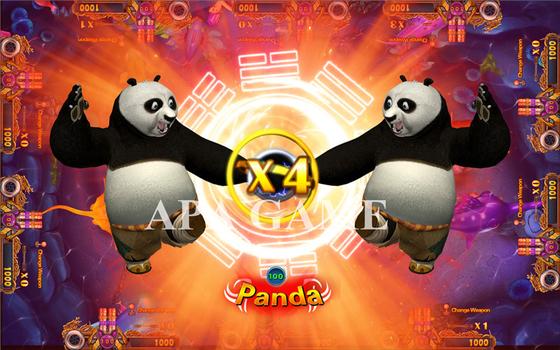 Hot Sales 3-6 Players Fish Game Kungfu Warriors Panda  Machines Fishing Game  Table