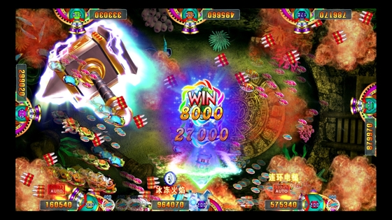 Original Vgame cSuper Lightning Fishing Game Machine Software 6 Players Fish Game Table  Kits F