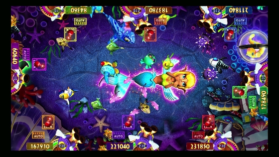 Newest Original Vgame Fishing Game Software Fisherman Club 4 Players Fish Game Table  Machine For Sale