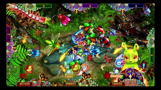  Arcade Vgame Insect Master 2 Fire Fishing up  Video Fish Game Table  Games Machine for Sale