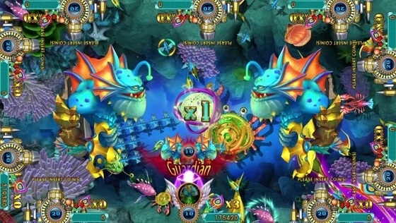 2021 New Game 3/4/6/8/10 Players Hunter Arcade Fishing Tables  Machine Beast Strikes For Sale