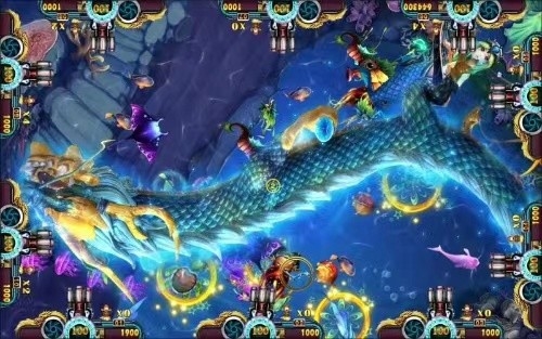 2021 Arcade Fishing Shooting Game Machine Fish Hunter Game Table  Machine Flying Lion