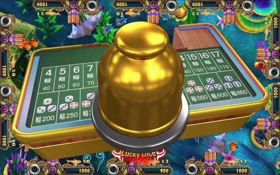 2021 US Hot Sale Fire Phoenix Fish Hunter Table Joystick Fishing Game Machine