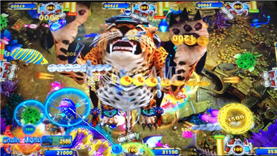 Leopard Strike Arcade Skilled Fishing Game Machine  Fish Game Board For Sale