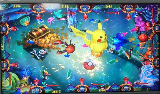 2021 USA 3/4/6/8/10 Players Fish Game Table  Machine Pokemon Hunter High Profit Game Board