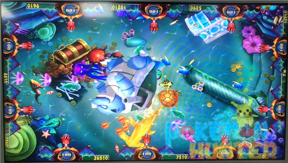 2021 USA 3/4/6/8/10 Players Fish Game Table  Machine Pokemon Hunter High Profit Game Board