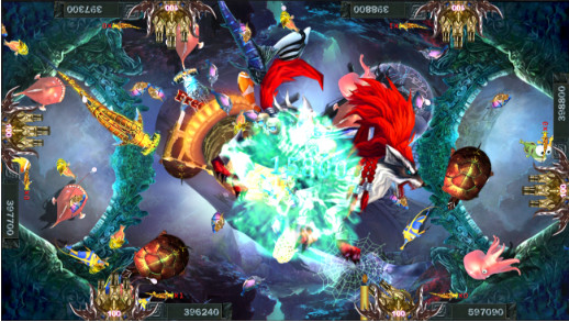 Shooting Game Aliens Attack Arcade Fish  Game Machine For Sale