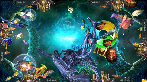 Shooting Game Aliens Attack Arcade Fish  Game Machine For Sale