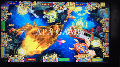 Real Version Taiwan Arcade Gamble Kits Software Mother Board King Of Lion Fishing Game Table 4 Players For Sale