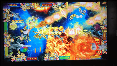 Real Version Taiwan Arcade Gamble Kits Software Mother Board King Of Lion Fishing Game Table 4 Players For Sale