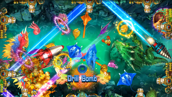 Shoooting Game Board Monster Strike Hawaii Pupolar Game Kit Fish Game For Sale