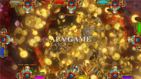 Shooting Game Ocean King 3 Lion King Safari 4 Players Arcade Fish  Game Machine For Sale