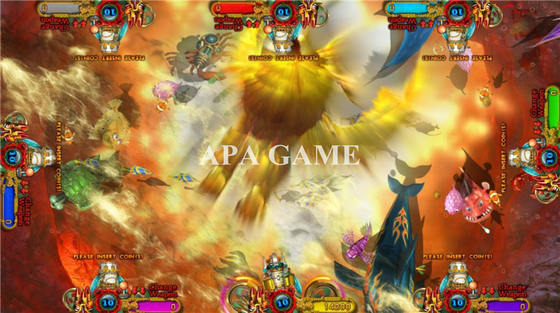 Shooting Game Ocean King 3 Lion King Safari 4 Players Arcade Fish  Game Machine For Sale