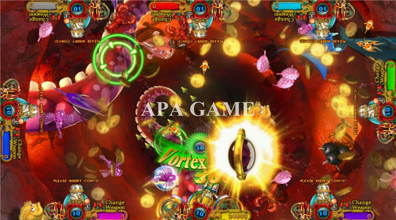 Shooting Game Ocean King 3 Lion King Safari 4 Players Arcade Fish  Game Machine For Sale