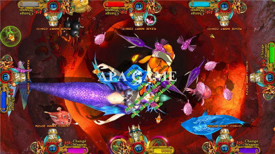 Shooting Game Ocean King 3 Lion King Safari 4 Players Arcade Fish  Game Machine For Sale