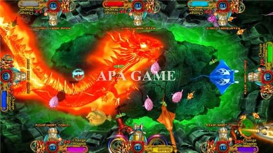 Shooting Game Ocean King 3 Lion King Safari 4 Players Arcade Fish  Game Machine For Sale