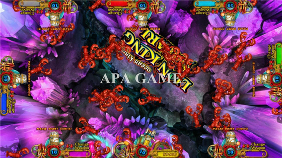 Shooting Game Ocean King 3 Lion King Safari 4 Players Arcade Fish  Game Machine For Sale