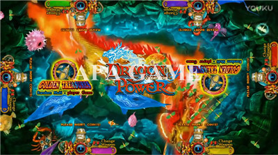 4 Seats Fish Table Arcade Game Machine Dragon Power IGS Game Board