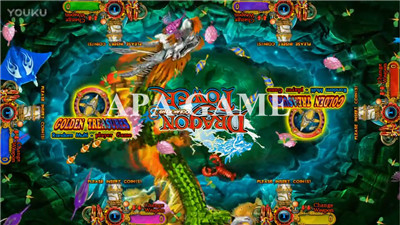 4 Seats Fish Table Arcade Game Machine Dragon Power IGS Game Board