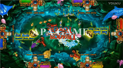 4 Seats Fish Table Arcade Game Machine Dragon Power IGS Game Board