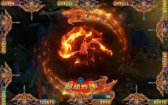 Mechanical Centipede Arcade Skilled Fish Game Machine Phoenix Legend Fishing Hunter  Shooting Fish Game Board