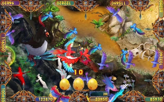 Mechanical Centipede Arcade Skilled Fish Game Machine Phoenix Legend Fishing Hunter  Shooting Fish Game Board