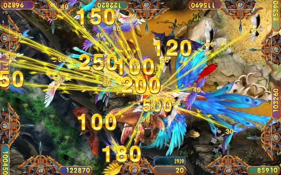 Mechanical Centipede Arcade Skilled Fish Game Machine Phoenix Legend Fishing Hunter  Shooting Fish Game Board
