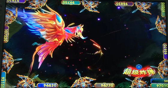 Mechanical Centipede Arcade Skilled Fish Game Machine Phoenix Legend Fishing Hunter  Shooting Fish Game Board